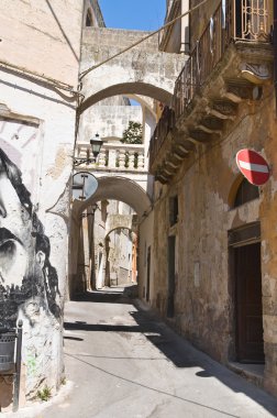 Alleyway. Grottaglie. Puglia. Italy. clipart