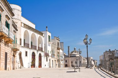 cisternino görünümü. Puglia. İtalya.