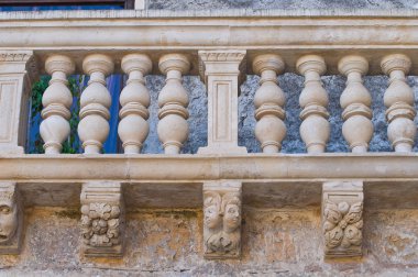 corigliano d'otranto monti kale de. Puglia. İtalya.