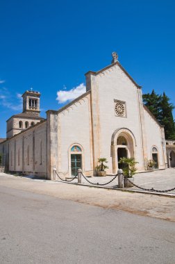 Madonna della scala abbey. Noci. Puglia. İtalya.