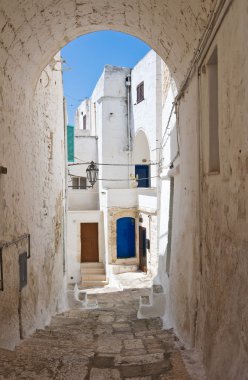 alleyway. Ostuni. Puglia. İtalya.