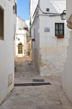 alleyway. Cisternino. Puglia. İtalya.