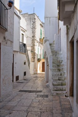 alleyway. Cisternino. Puglia. İtalya.