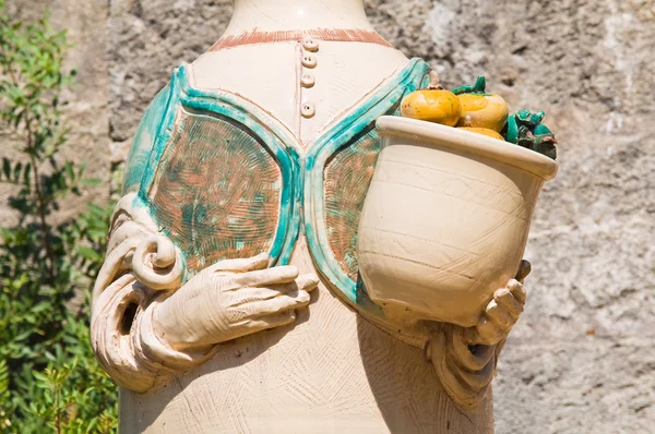 Muzeum ceramiki. Zamek episcopio. Grottaglie. Puglia. Włochy. — Zdjęcie stockowe