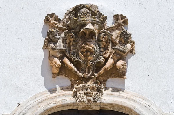 Petrarolo palace. Ostuni. Puglia. Italy. — Stock Photo, Image