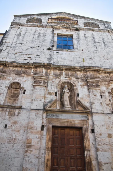 St. chiara kerk. Acquaviva delle fonti. Puglia. Italië. — Stockfoto