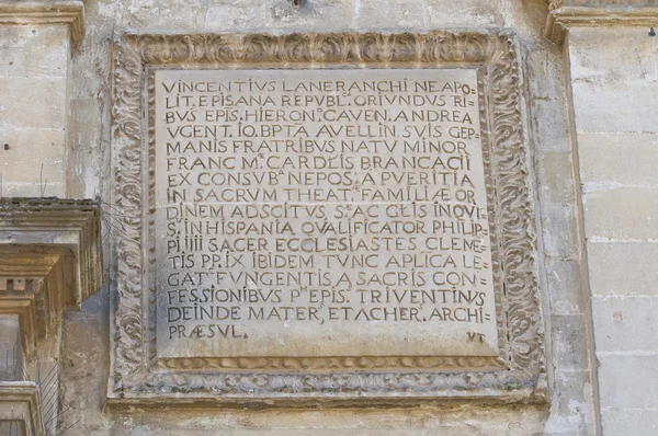 Lanfranchi Palace. Matera. Basilicata. Italy. — Stock Photo, Image