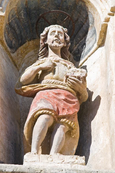 St. giovanni battista templom. Matera. Basilicata. Olaszország. — Stock Fotó