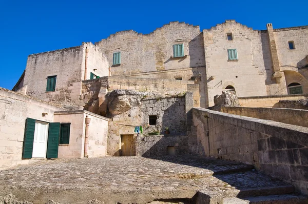 Steegje. Matera. Basilicata. Italië. — Stockfoto