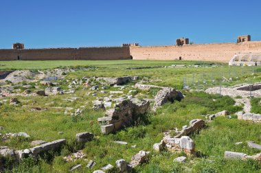 lucera Castle. Puglia. İtalya.