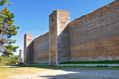 lucera Castle. Puglia. İtalya.