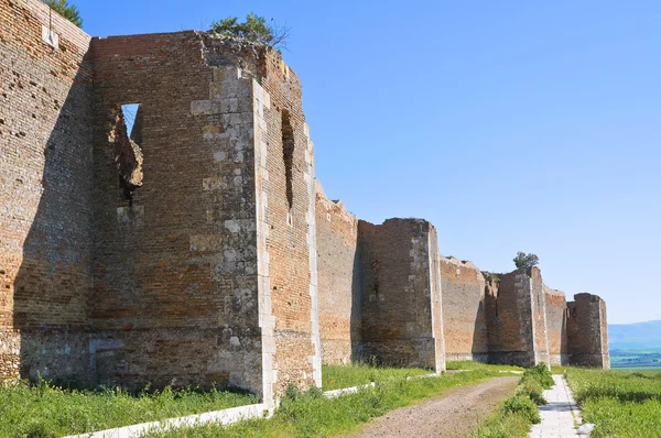 Castle of Lucera. Puglia. Italy. — Stock fotografie