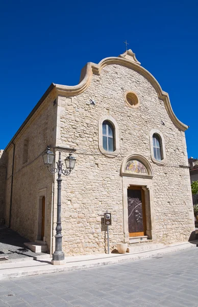 Kerk van annunziata. Pietramontecorvino. Puglia. Italië. — Stockfoto
