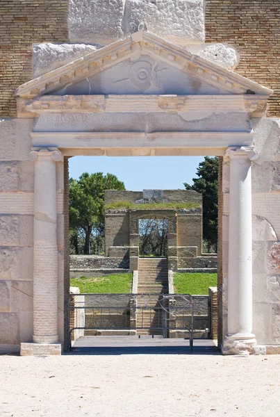 Amfiteatern i lucera. Puglia. Italien. — Stockfoto