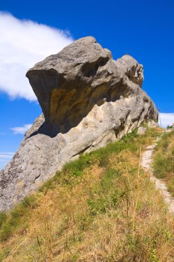 Severus'u dolomites. cavatappi. Basilicata. İtalya.