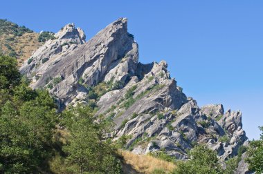 Severus'u dolomites. cavatappi. Basilicata. İtalya.