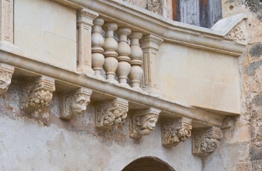 corigliano d'otranto monti kale de. Puglia. İtalya.