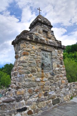 Kambur Köprüsü. Bobbio. Emilia-Romagna. İtalya.