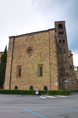 Aziz colombano Manastırı. Bobbio. Emilia-Romagna. İtalya.