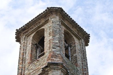 Aziz colombano Manastırı. Bobbio. Emilia-Romagna. İtalya.