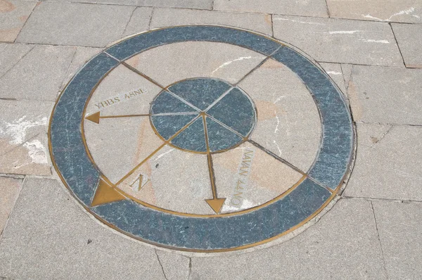 Compass. Bobbio. Emilia-Romagna. Italy. — Stock Photo, Image