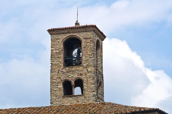 St. colombano abdij. Bobbio. Emilia-Romagna. Italië. — Stockfoto