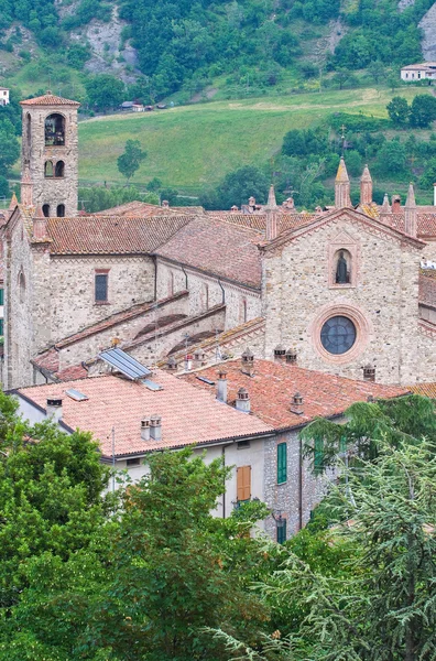 St. colombano abbey. Bobbio. Emilia-Romagna. Olaszország. — Stock Fotó