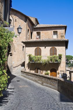 alleyway. Orvieto. Umbria. İtalya.