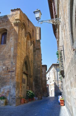 alleyway. Orvieto. Umbria. İtalya.