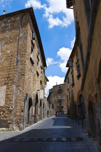 Alleyway. Orvieto. Umbria. Italy. — Stock Photo, Image