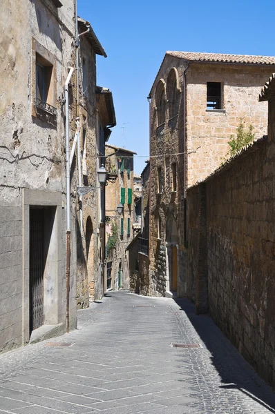 小巷。奥维多。翁布里亚。意大利. — 图库照片