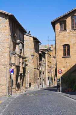 alleyway. Orvieto. Umbria. İtalya.