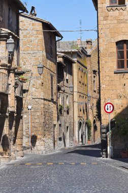 alleyway. Orvieto. Umbria. İtalya.