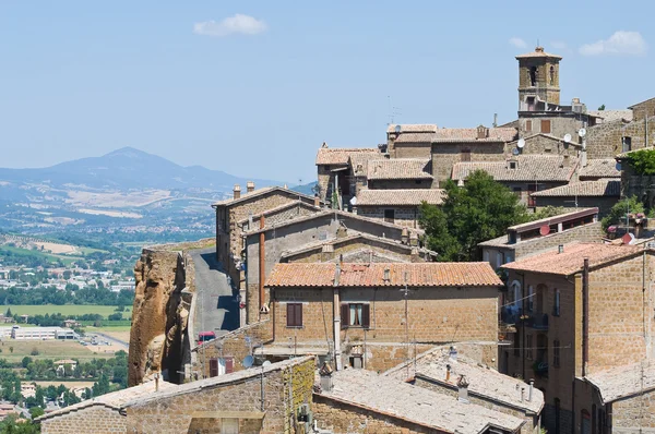 Orvieto panoráma. Umbria régió. Olaszország. — Stock Fotó