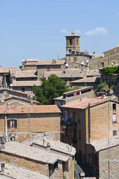 Panoramatický pohled na orvieto. Umbrie. Itálie. — Stock fotografie