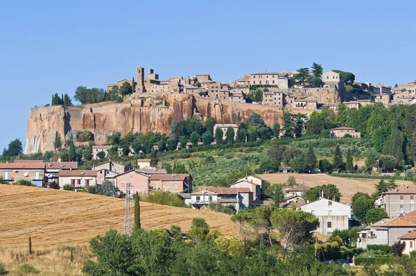 Panoramatický pohled na orvieto. Umbrie. Itálie. — Stock fotografie