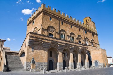 039; s palace. Orvieto. Umbria. İtalya.