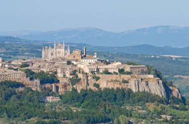 Panoramic view of Orvieto. Umbria. Italy. clipart