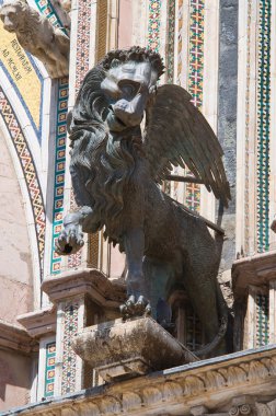 Cathedral of Orvieto. Umbria. Italy. clipart