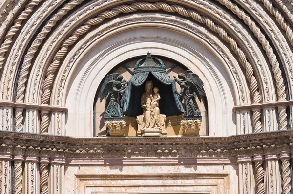 Cathedral of Orvieto. Umbria. Italy. — Stock Photo, Image