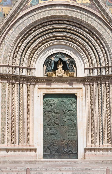 Katedrála v Orvietu. Umbrie. Itálie. — Stock fotografie