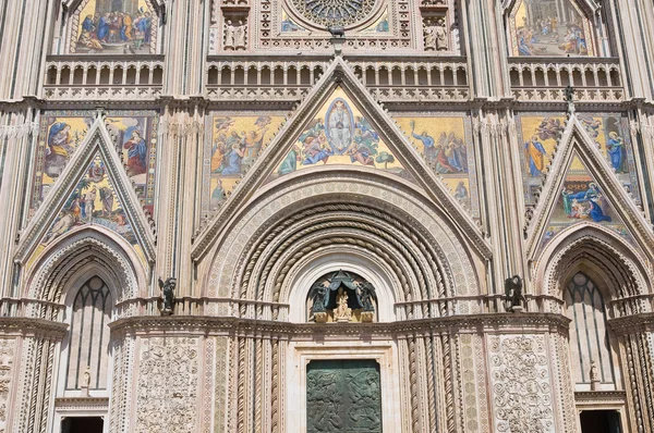 Katedralen i orvieto. Umbrien. Italien. — Stockfoto
