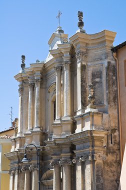 suffragio Kilisesi. Tarquinia. Lazio. İtalya.