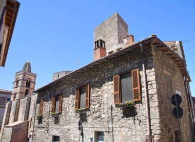alleyway. Tarquinia. Lazio. İtalya.