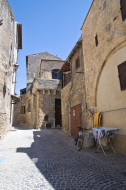 alleyway. Tarquinia. Lazio. İtalya.