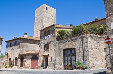 alleyway. Tarquinia. Lazio. İtalya.