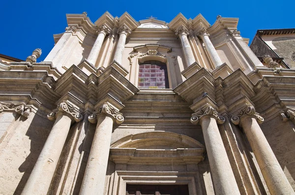 Suffragio kostel. Tarquinia. Lazio. Itálie. — Stock fotografie