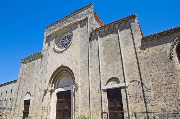 Kościół st. francesco. Tarquinia. Lazio. Włochy. — Zdjęcie stockowe