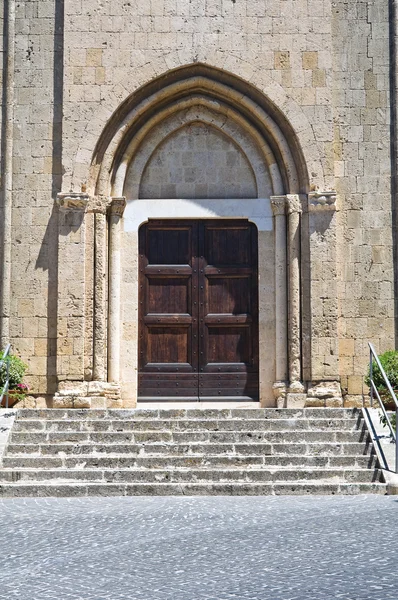 Aziz francesco Kilisesi. Tarquinia. Lazio. İtalya. — Stok fotoğraf