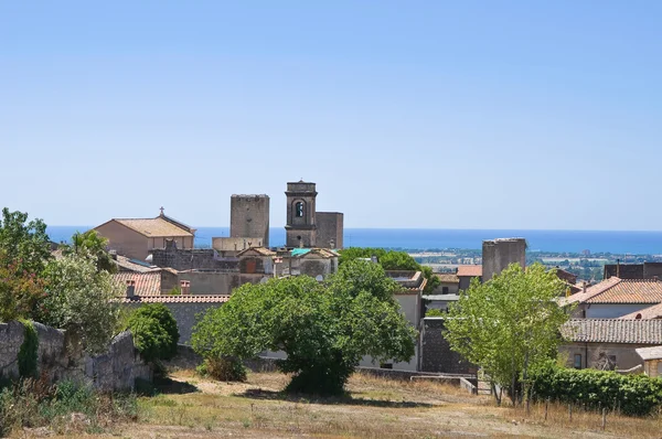 Panoramablick auf Tarquinia. Latium. Italien. — Stockfoto
